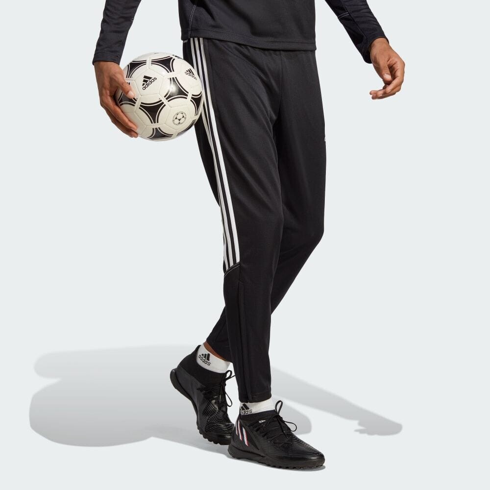 Джерси Adidas Tiro 23 Club Training Pants, цвет Black White — фото 3