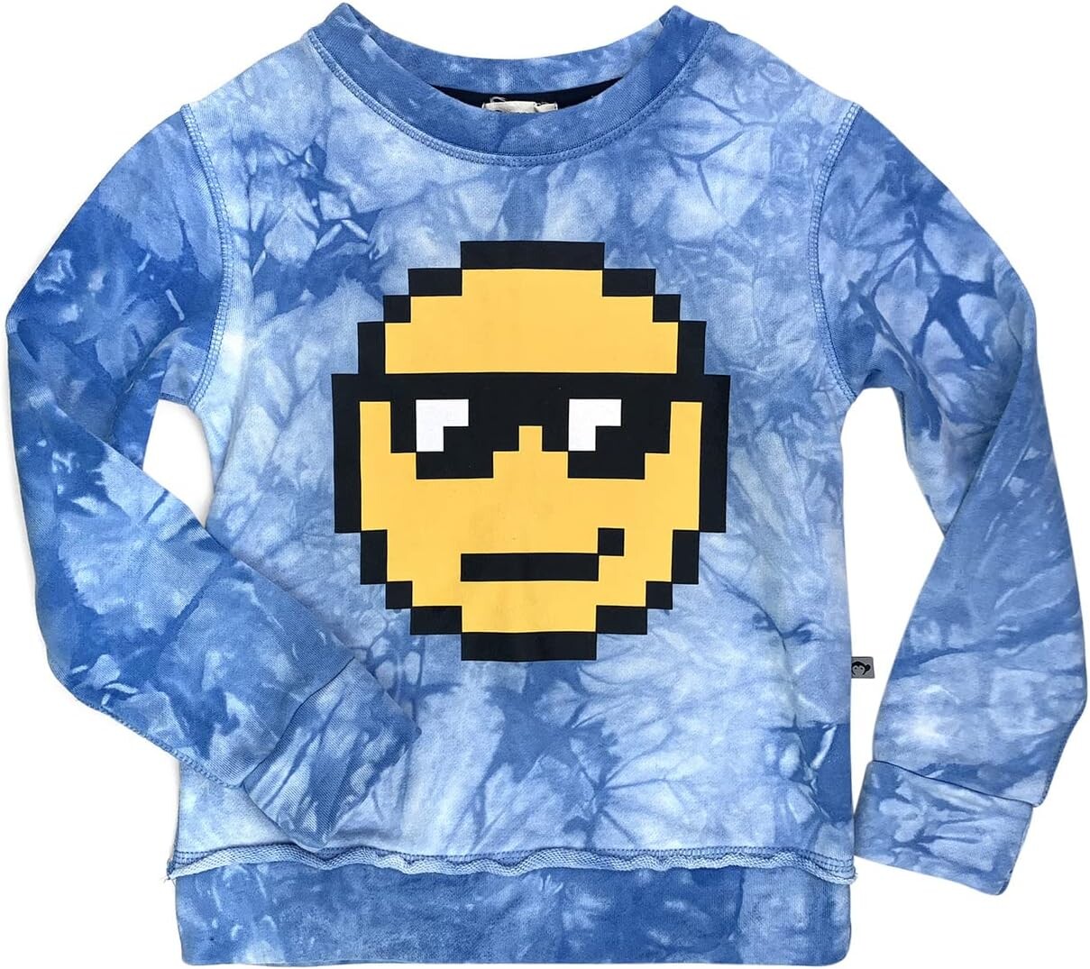 

Толстовка Appaman Emoji Highland Sweatshirt, цвет Blue Tie-Dye