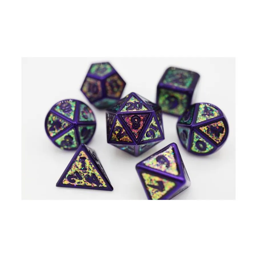 

Поликомплект - Огни города (7), Dice Sets - Metal (Foam Brain Games)