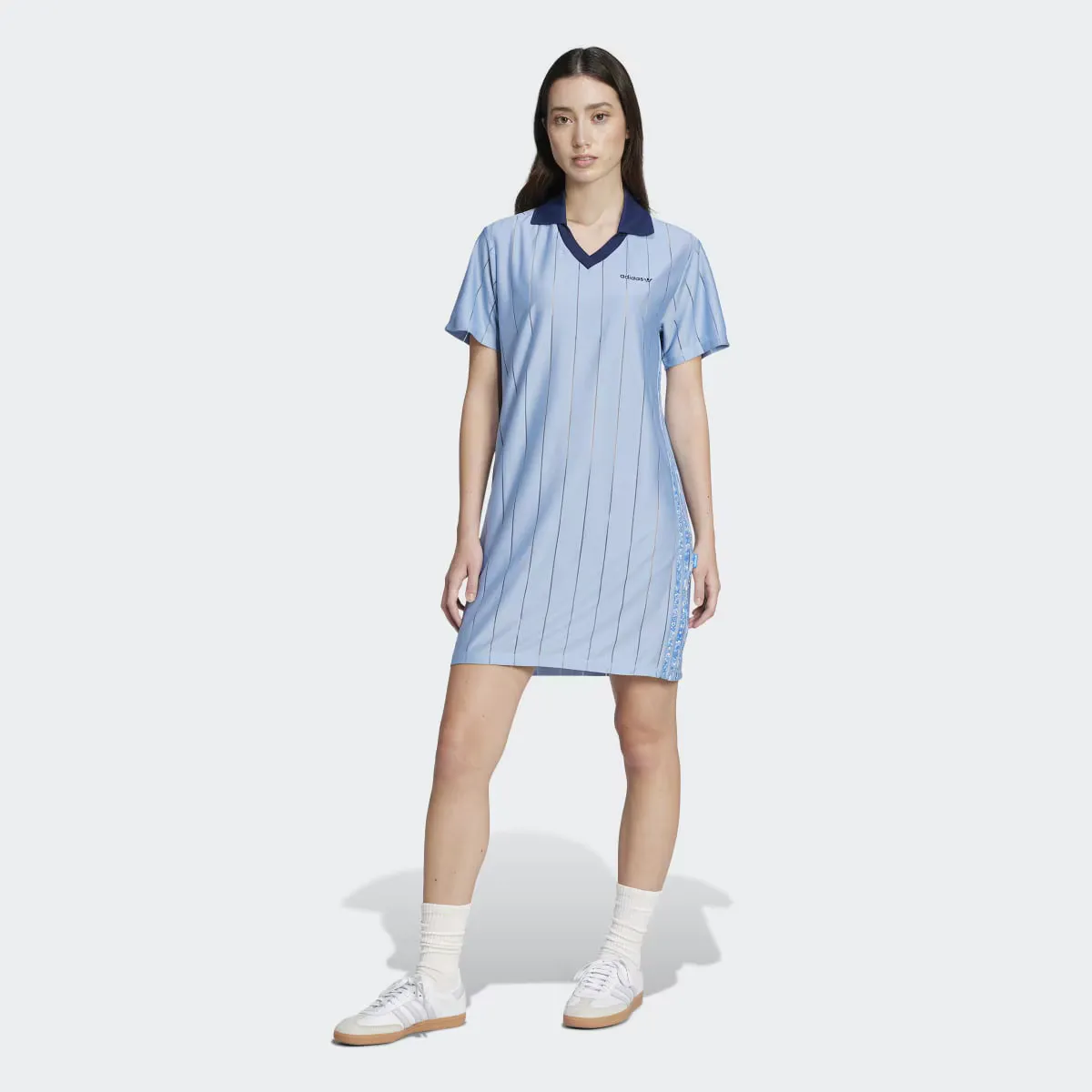 

Футбольное платье Tonal x Liberty London Adidas Originals, синий