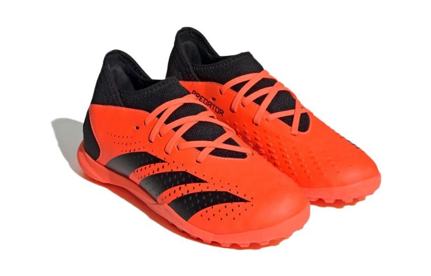 Детские футбольные бутсы серии PREDATOR GS Low-top оранжевые/черные Adidas — фото 3