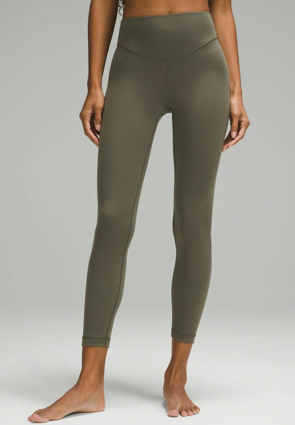 

Леггинсы WUNDER UNDER SMOOTHCOVER HIGH-RISE 64CM lululemon, зеленый