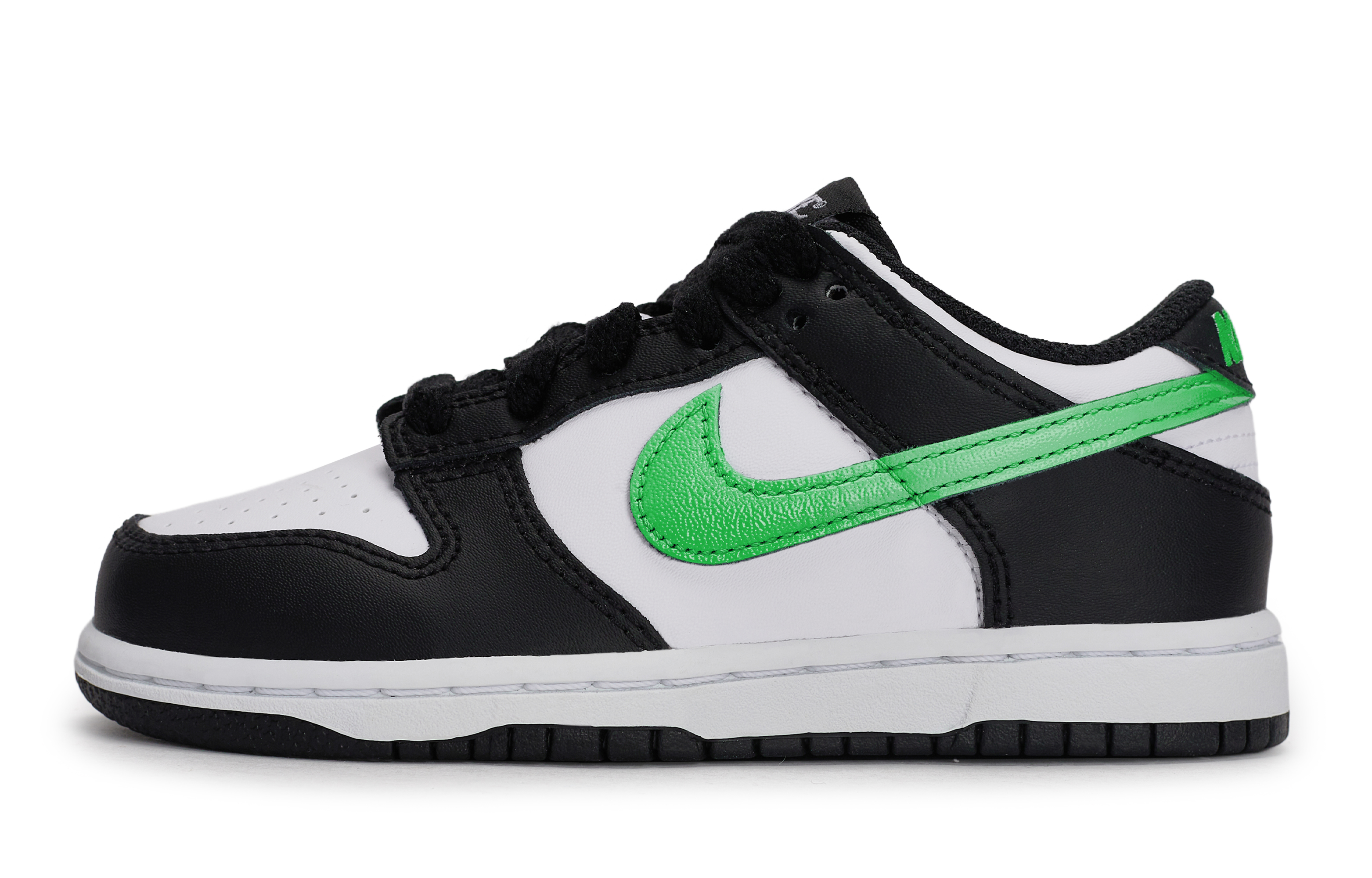 

Детские скейтерские кроссовки Dunk для дошкольников Nike, черный/белый/зеленый
