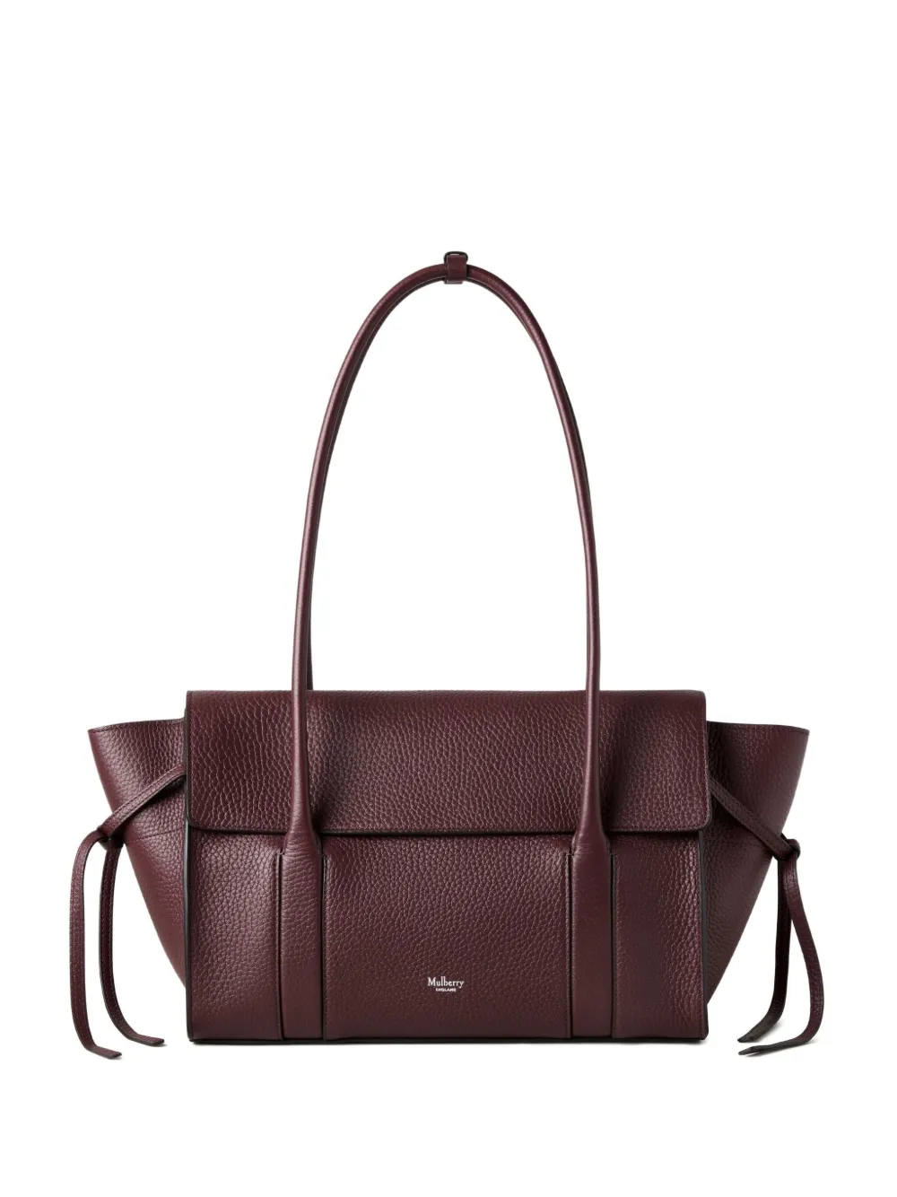 

Маленькая мягкая сумка-тоут Bayswater через плечо Mulberry, красный