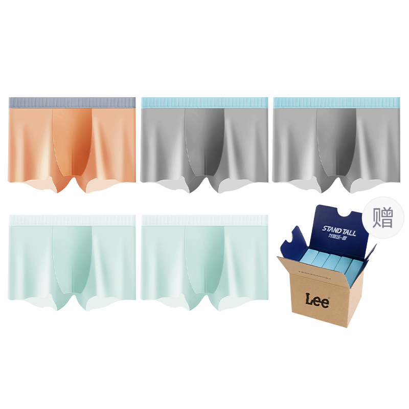 

Классические трусы 101 для мужчин, набор из 5 штук Lee, оранжевый