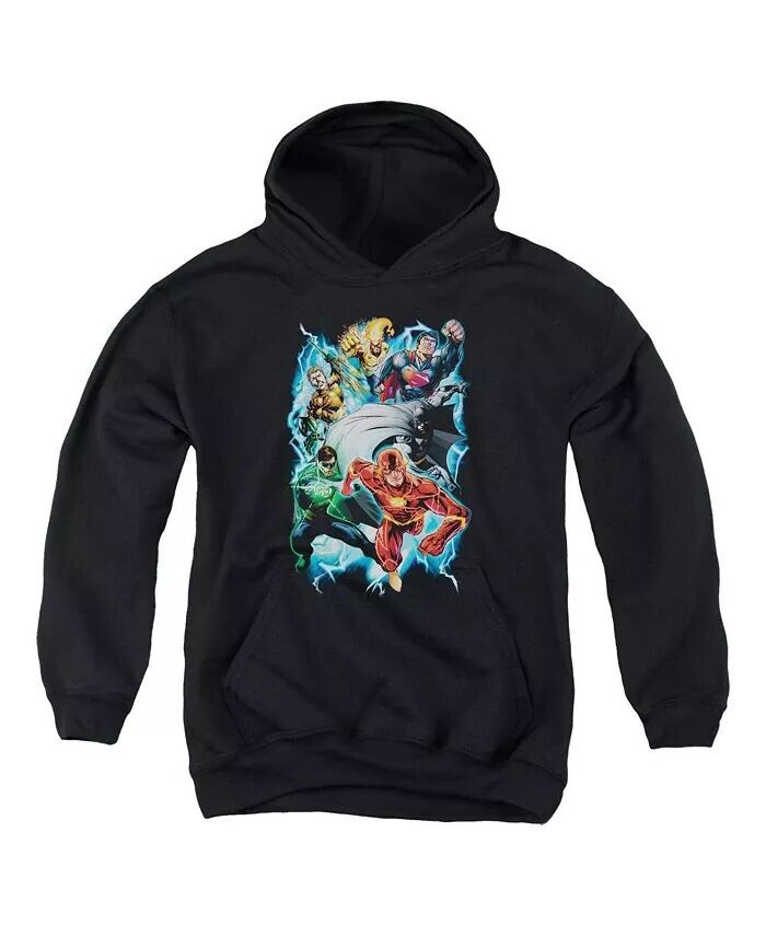 

Толстовка с капюшоном Boys of America Youth Electric Team Justice League, черный