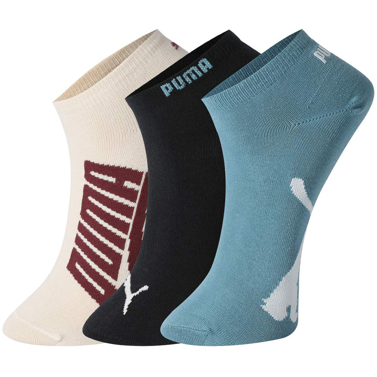 

Носки унисекс Puma, цвет Blue/beige/black