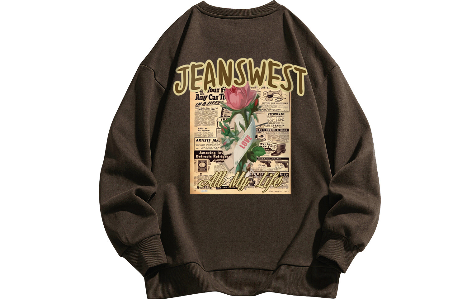 

Jeanswest Толстовка унисекс Jean West, Кляйн синий [на флисовой подкладке]