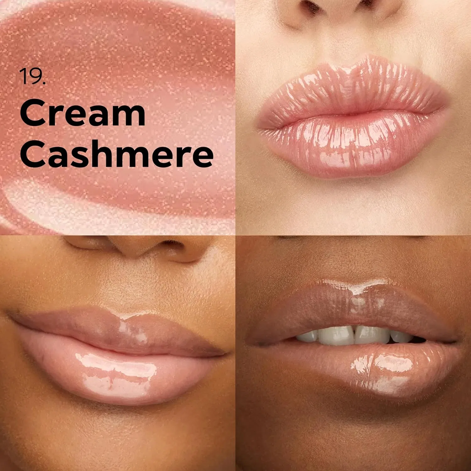 Питательный блеск для губ KIKO Milano 3D Hydra Lip Gloss Kiko Milano, 19 Cream Cashmere — фото 2