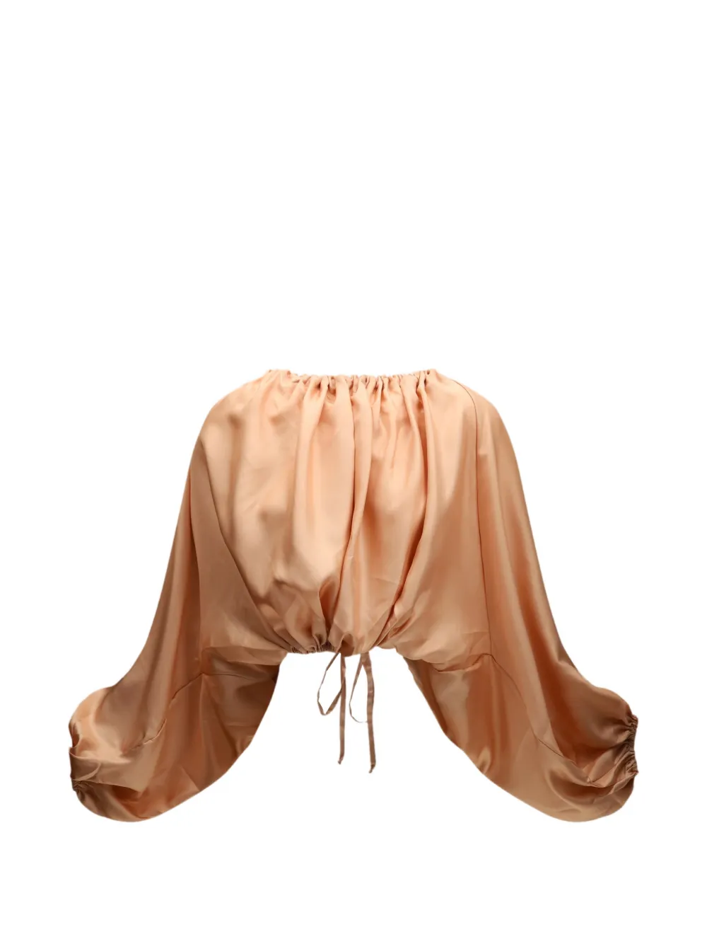 

Блузка Paloma с рукавами "епископ" и застежкой на завязках Di Stavnitser, розовый