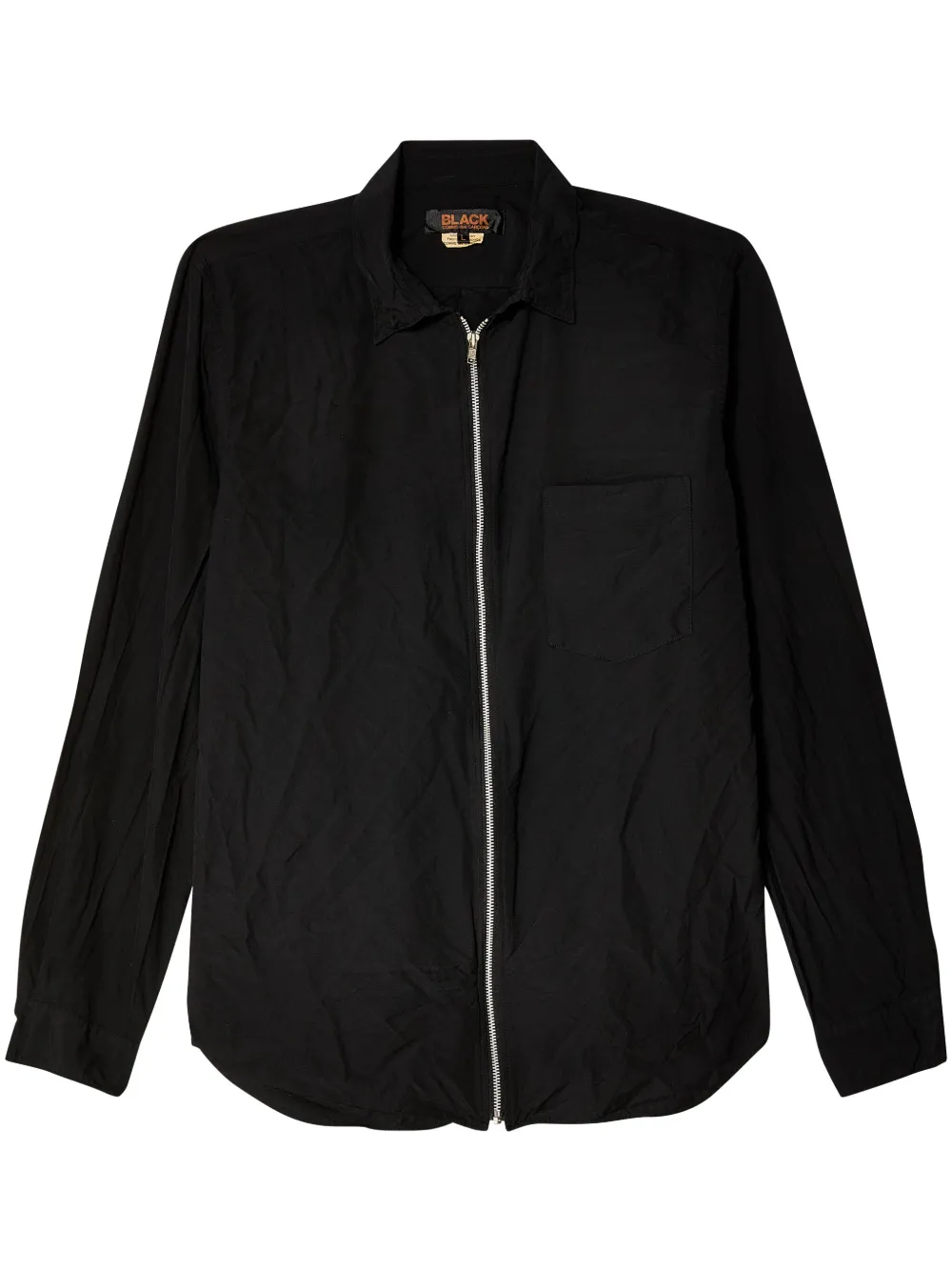 

Рубашка с жатым эффектом Black Comme Des Garçons, черный