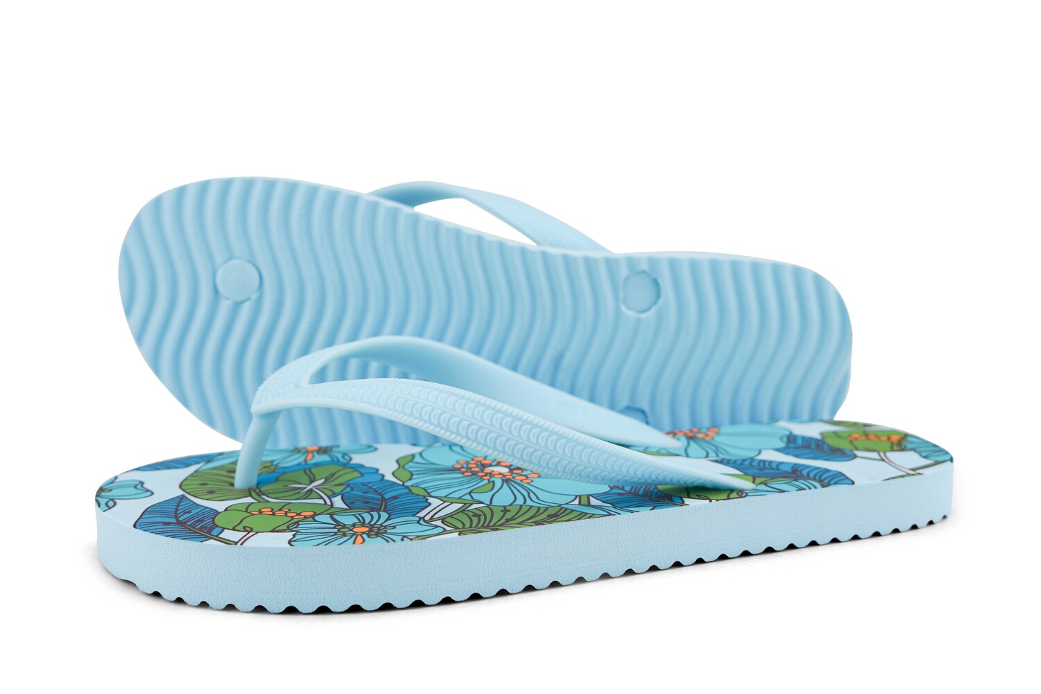

Сандалии Flip Flop originals*flower power, цвет hellblau mehrfarbig