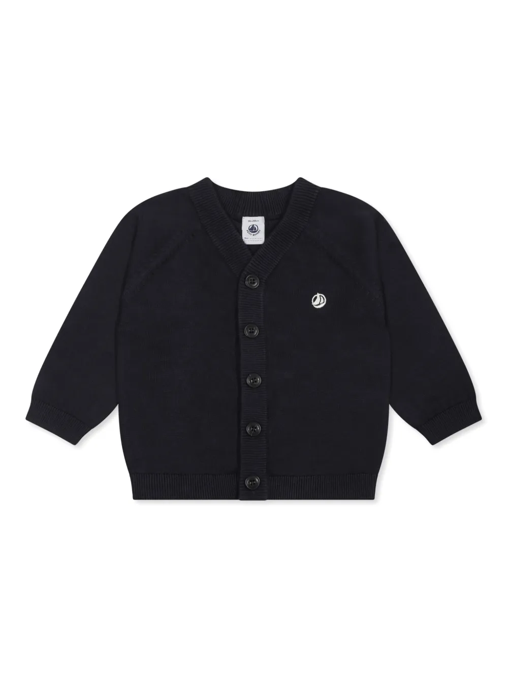 

Кардиган на пуговицах Petit Bateau, синий