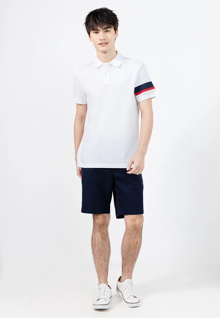 Футболка поло с цветной лентой на рукаве, Th Mainline Tommy Hilfiger — фото 4