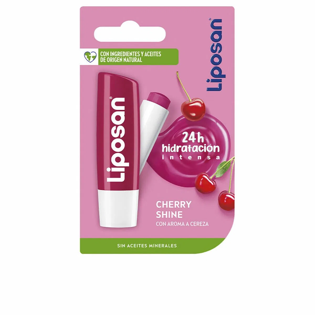 Бальзам для губ Labello Fruity Shine CHERRY, 4.8 г Liposan
