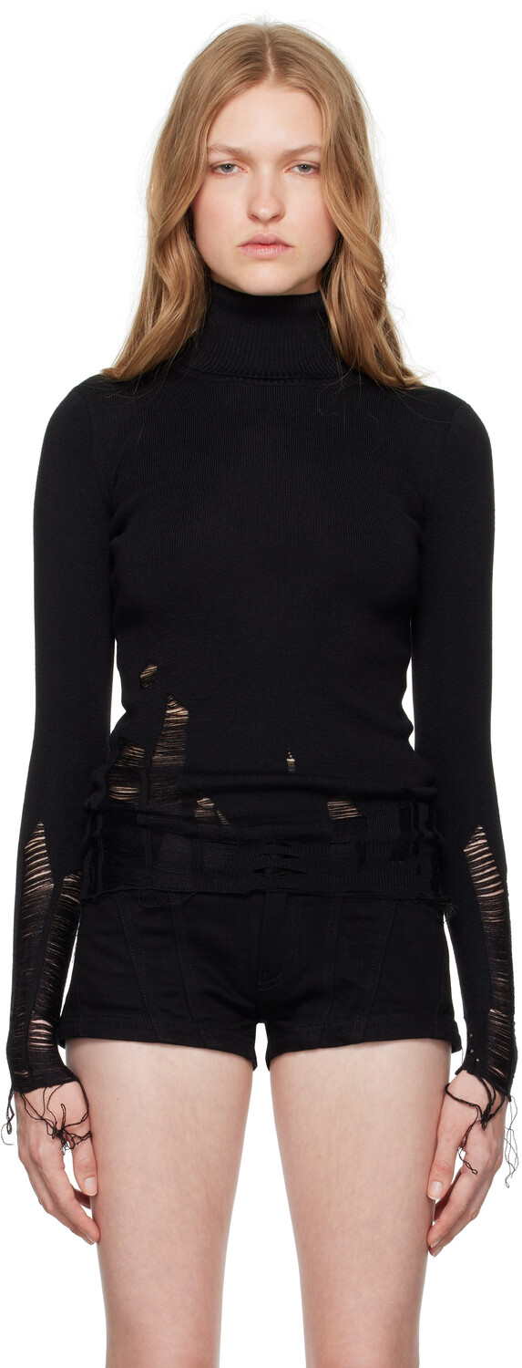 

Водолазка с потертостями MM6 Maison Margiela