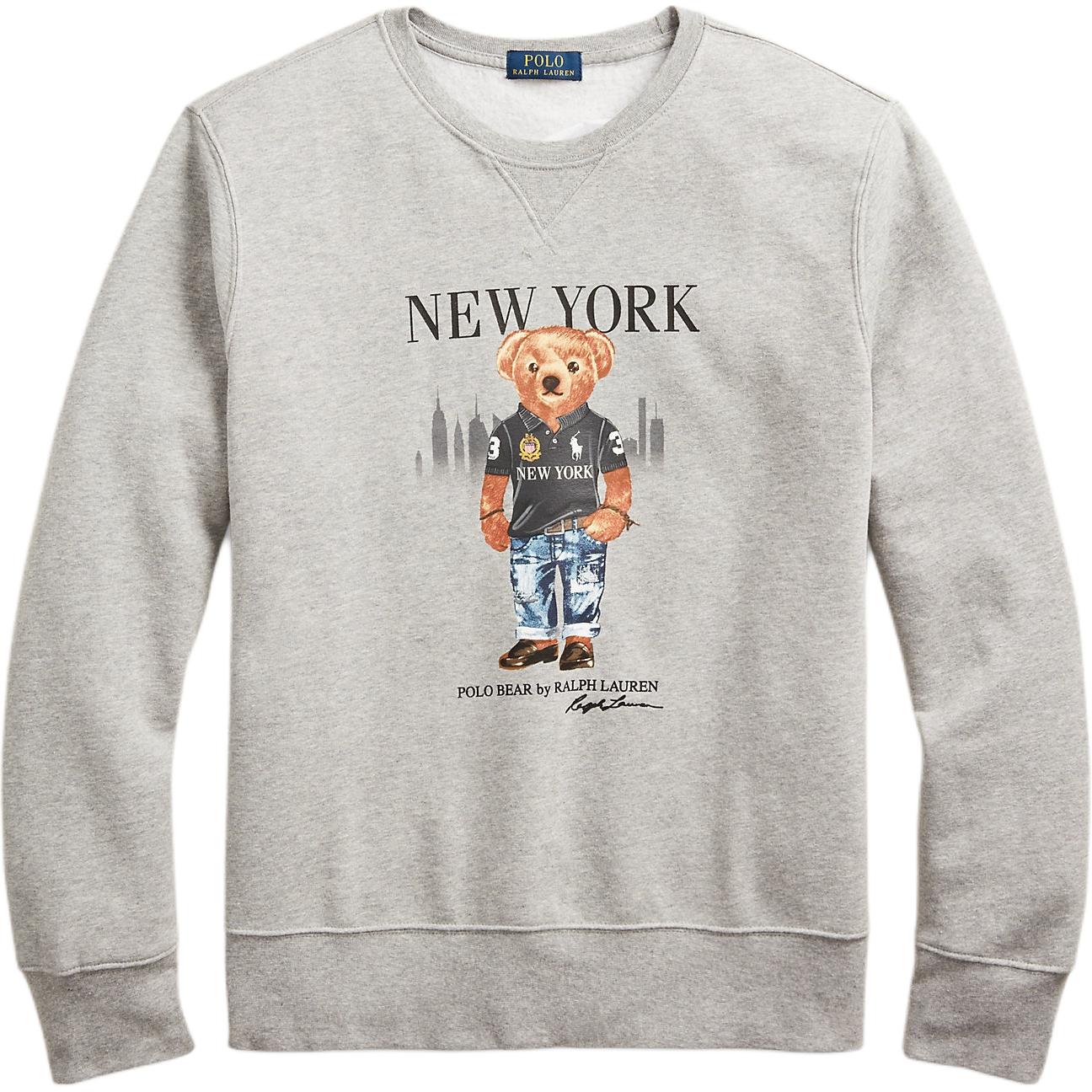 

Свитер мужской серый Polo Ralph Lauren