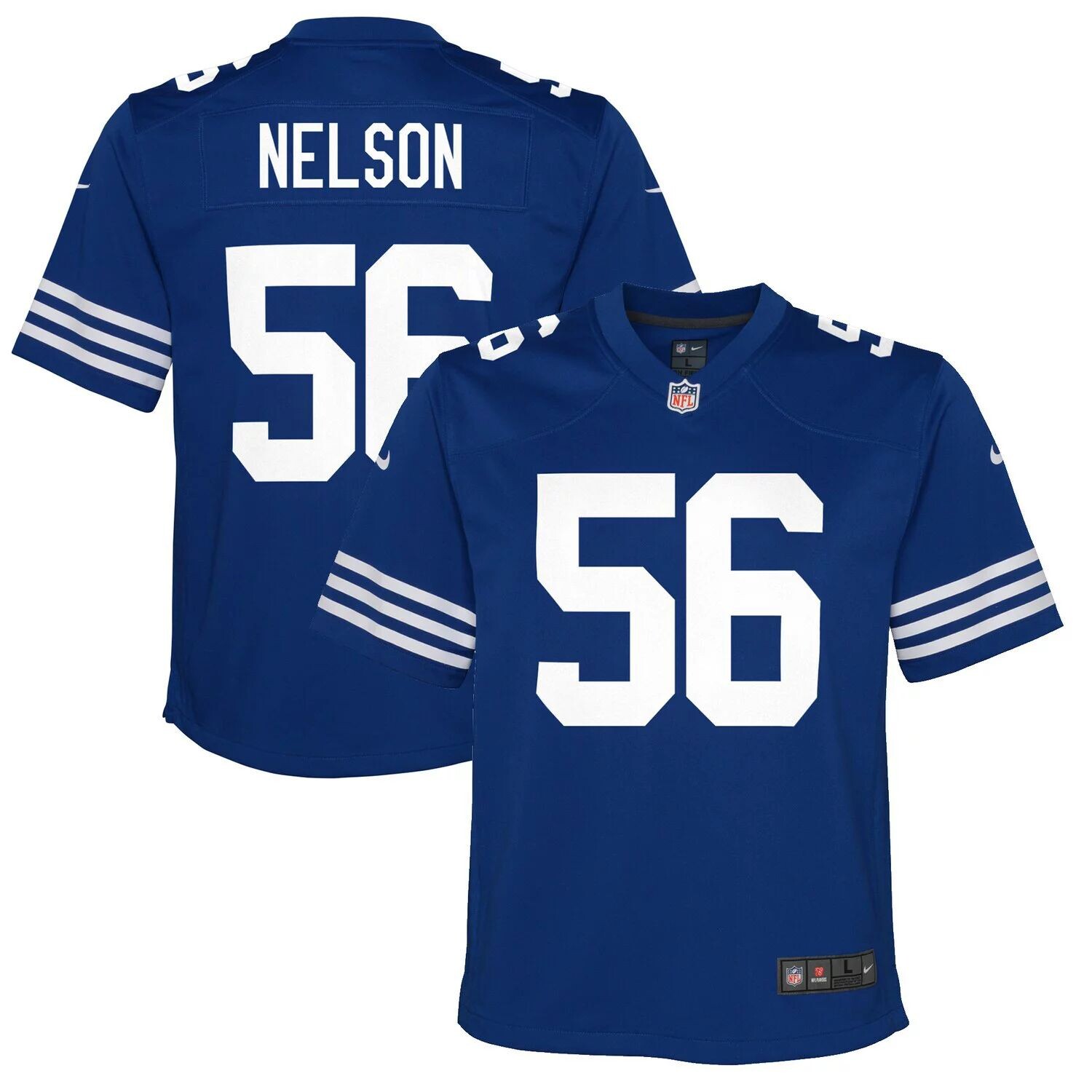 

Молодежная майка Nike Quenton Nelson Royal Indianapolis Colts Alternate Game Nike