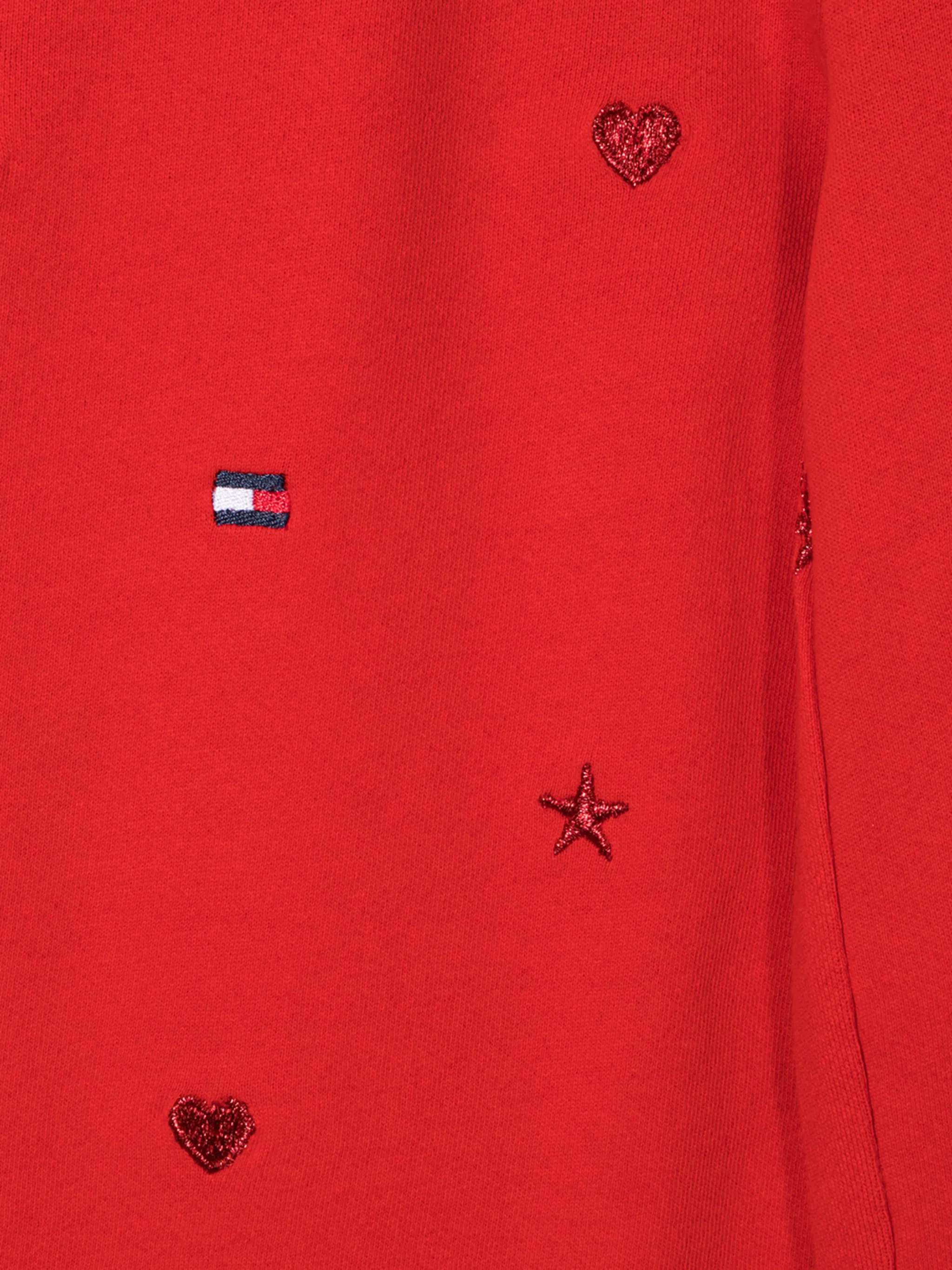 Укороченные брюки широкого кроя Tommy Hilfiger Junior, красный — фото 3