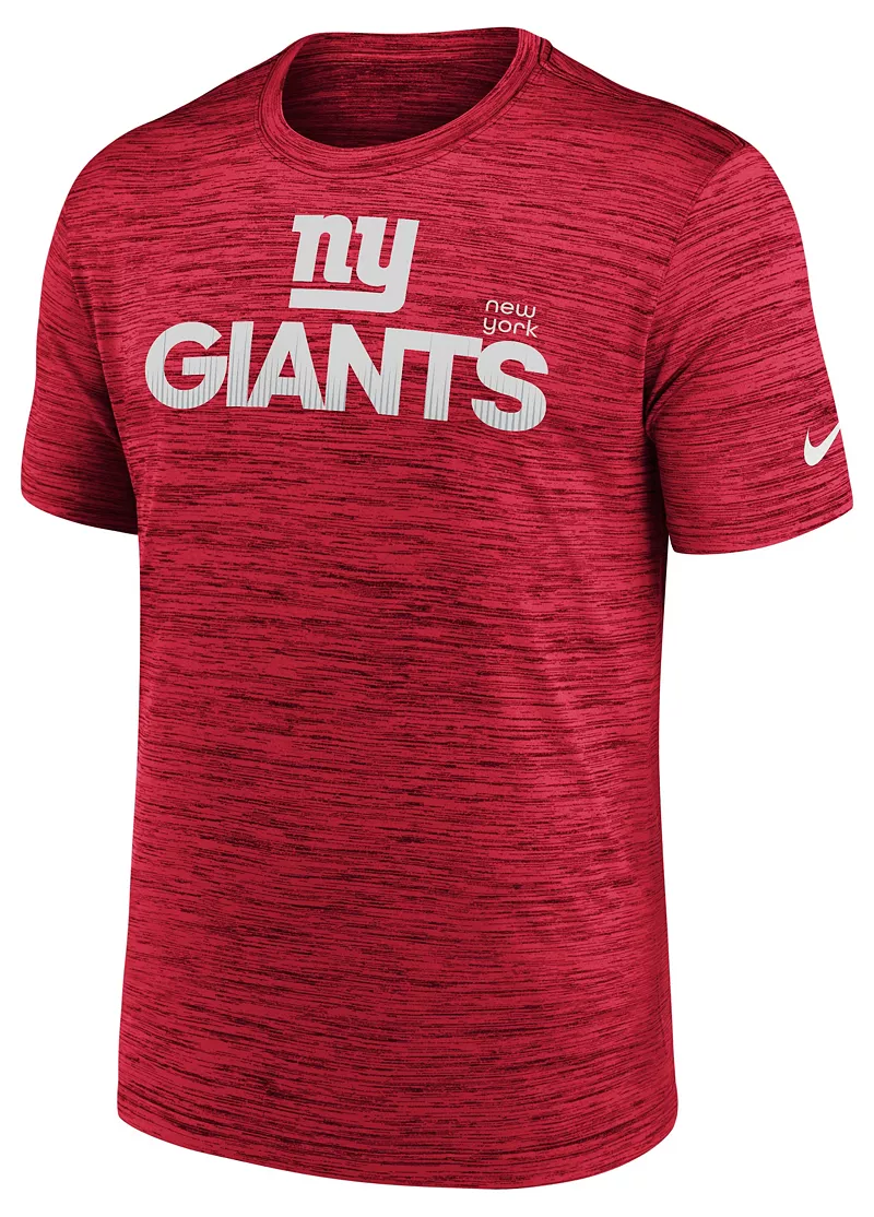 

Мужская красная футболка Nike New York Giants Modern Velocity University