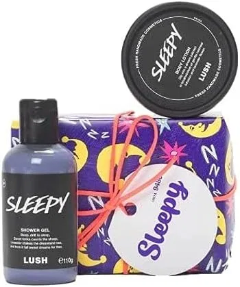 Набор для сна LUSH Sleepy с гелем для душа и лосьоном для тела 200 мл