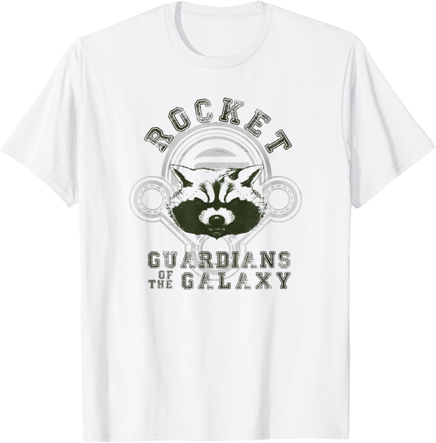 

Футболка с изображением Ракеты из фильма «Стражи Галактики» от Marvel, белая