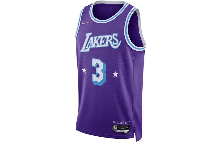 

Футболка Nike NBA Los Angeles Lakers Энтони Дэвис City Edition, сине-фиолетовая