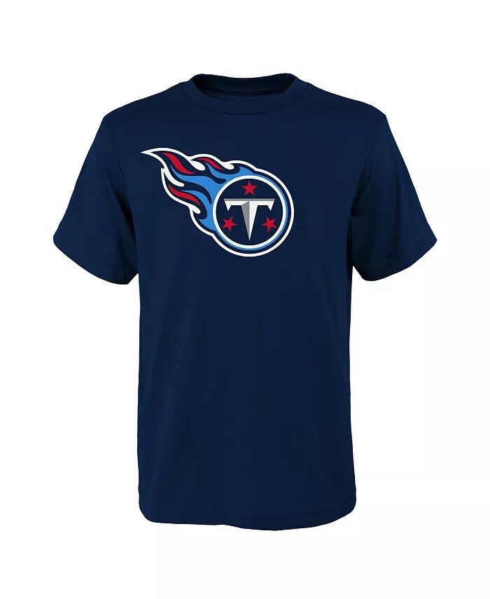 

Темно-синяя футболка с логотипом Big Boys Tennessee Titans Primary Outerstuff, синий