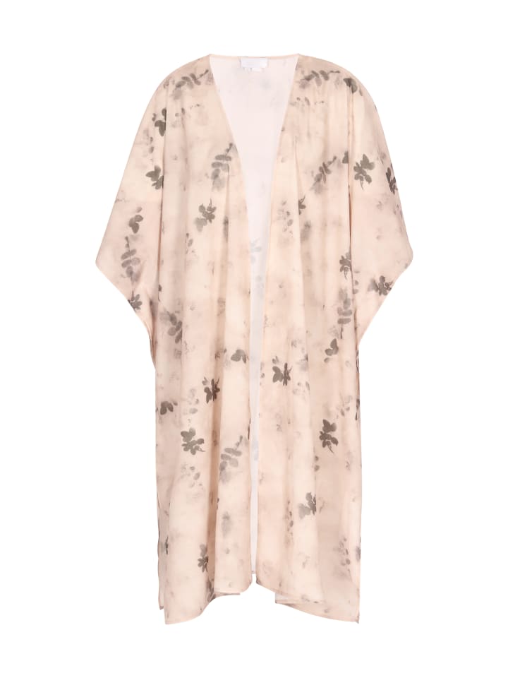 

Длинное платье usha WHITE LABEL Kimono, цвет beige mehrfarbig