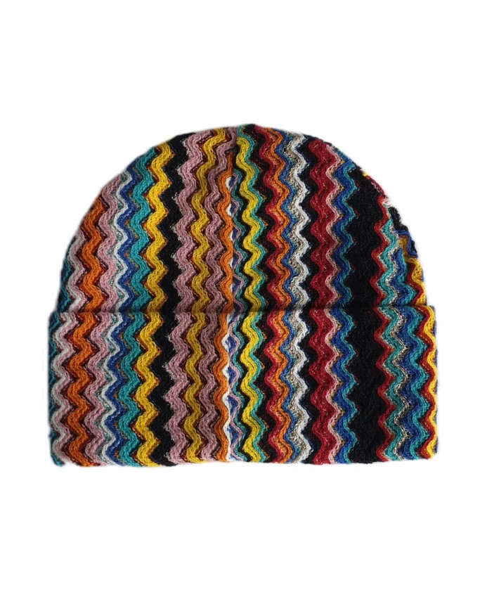 

Геометрическая фантазийная шапка-бини из шерстяной смеси Missoni, мультиколор