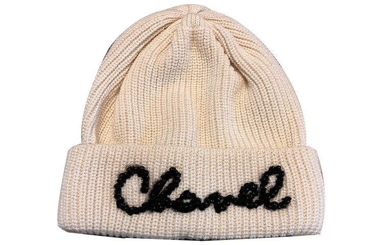 

Плюшевая пряжа Берет Женский Ecru CHANEL