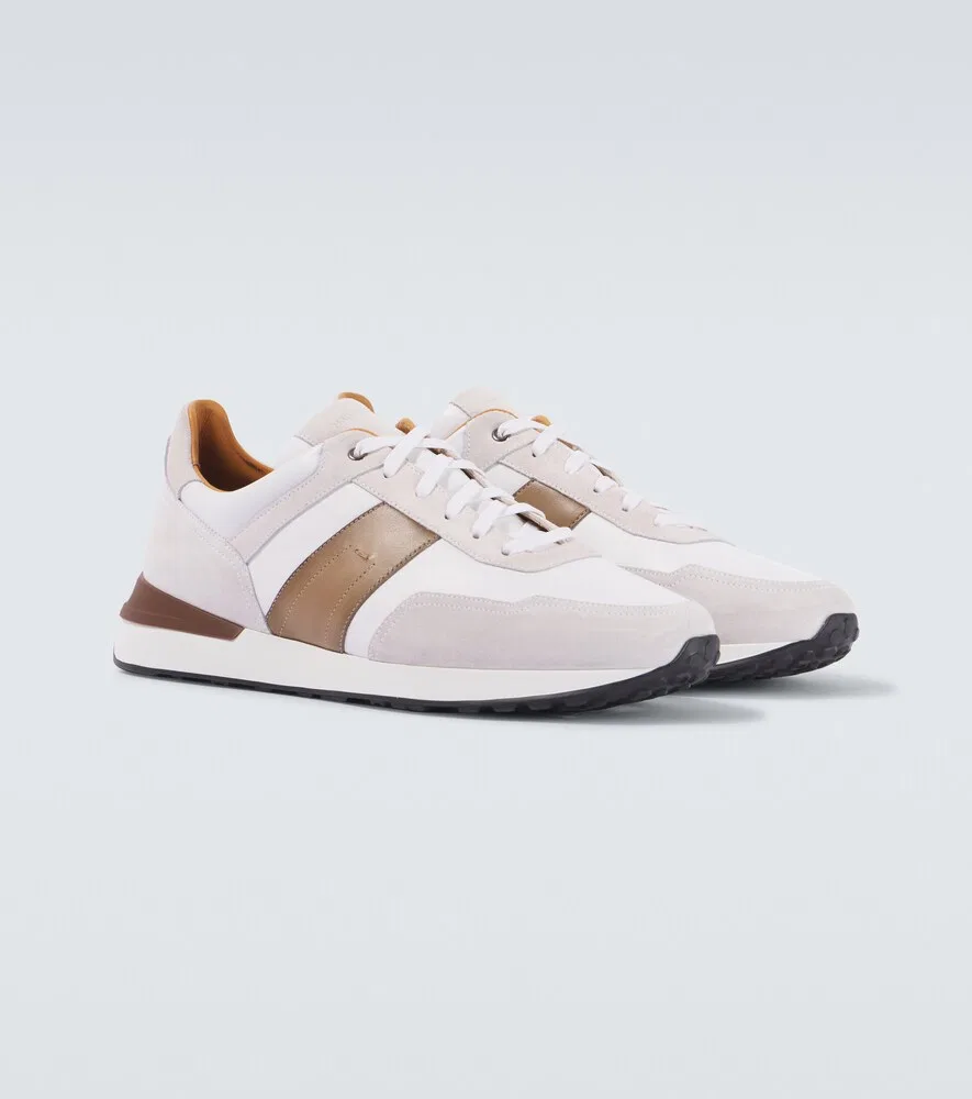 Кроссовки Grafton с кожаной отделкой Magnanni, белый