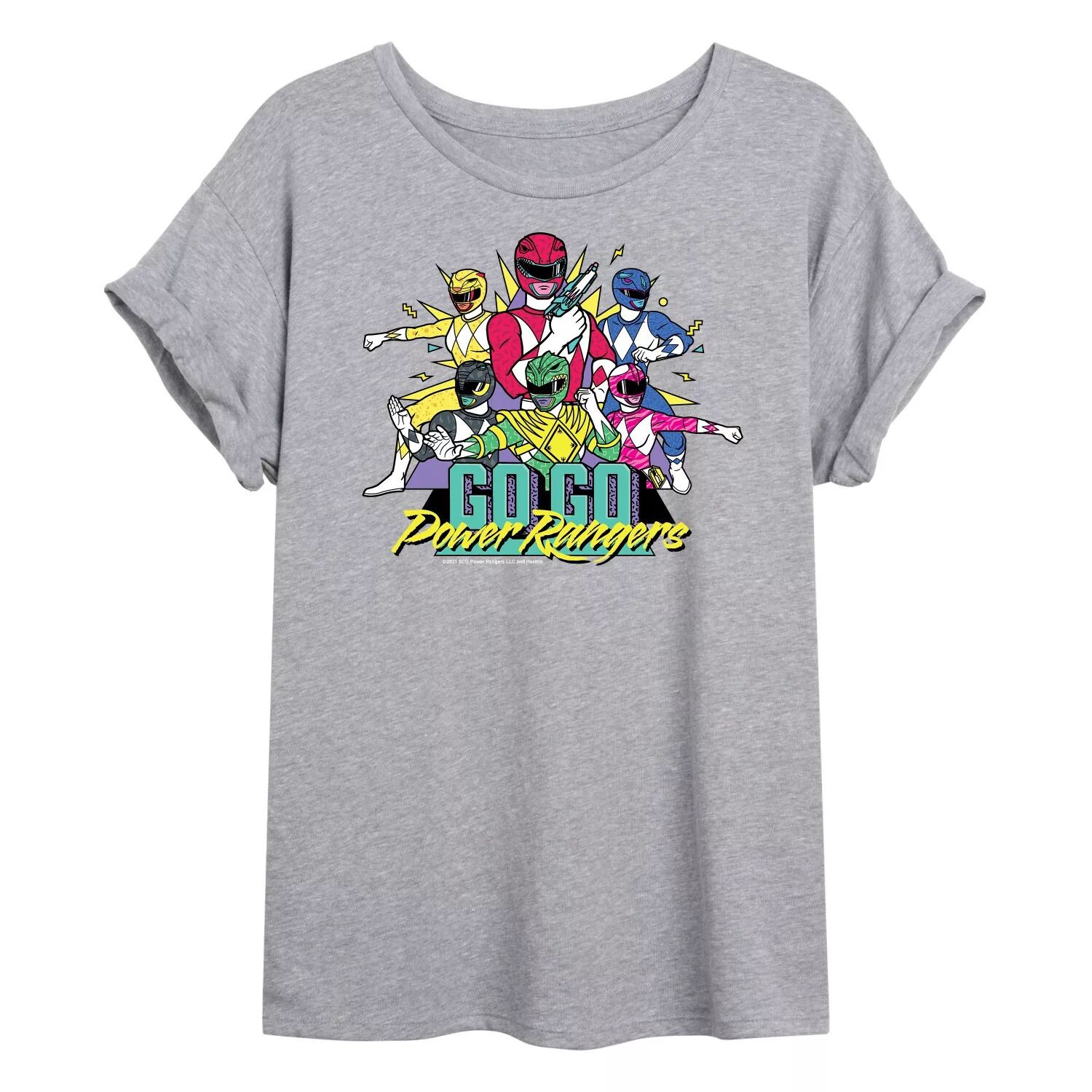 

Футболка с принтом Power Rangers Go для юниоров Go Go Licensed Character