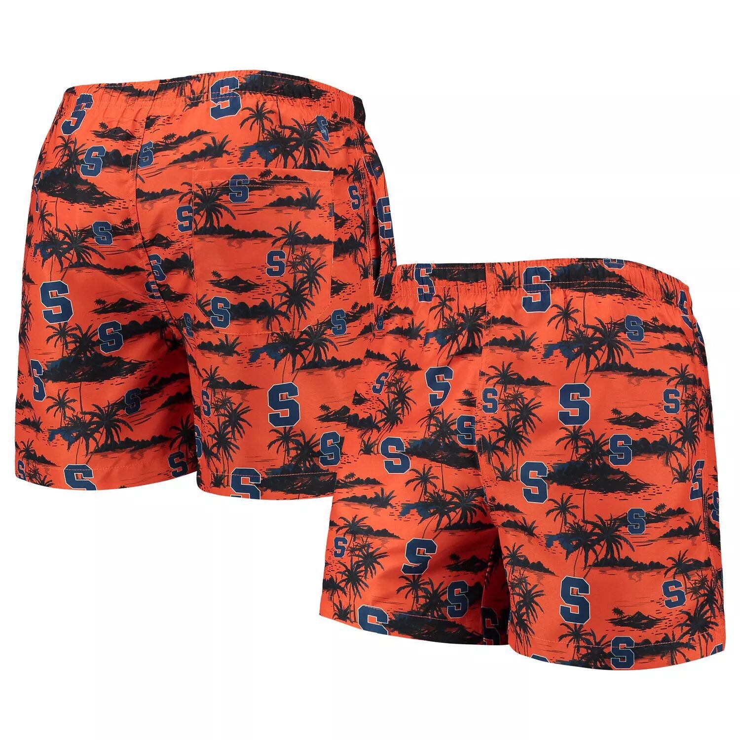 

Мужские плавки FOCO Orange Syracuse Orange Island Palm