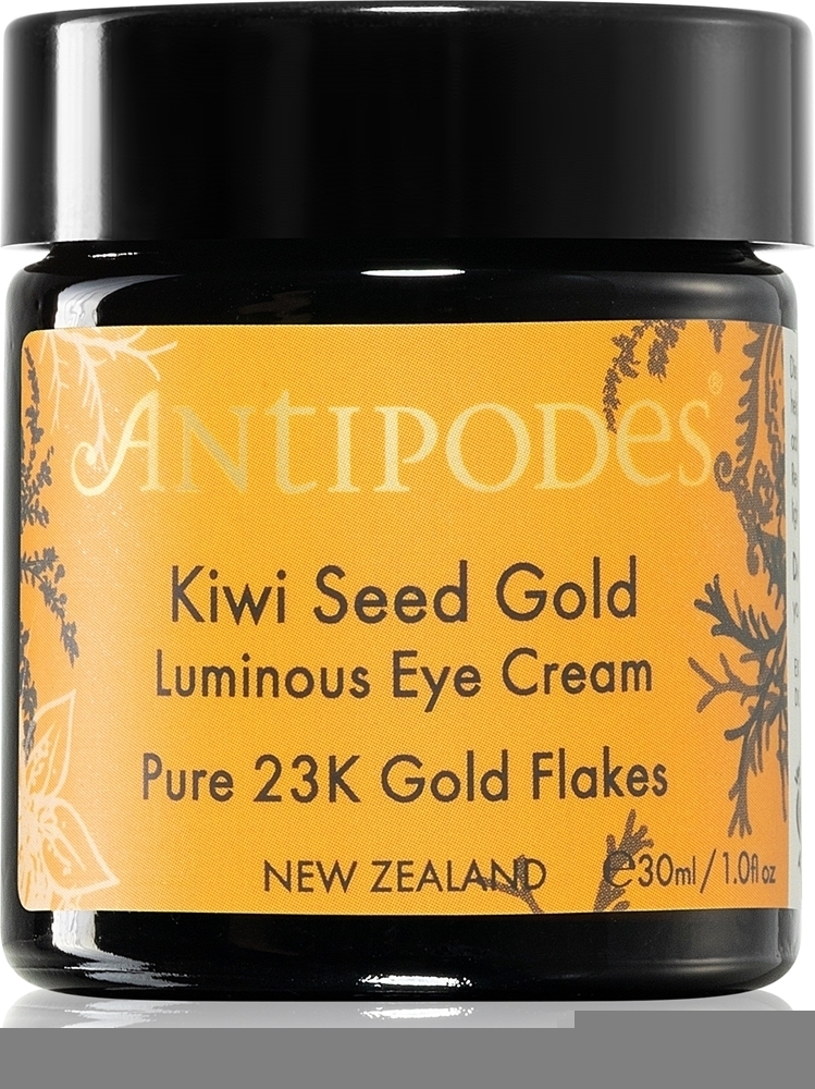 

Крем для век с эффектом сияния и золотом из семян киви Antipodes, 30 мл