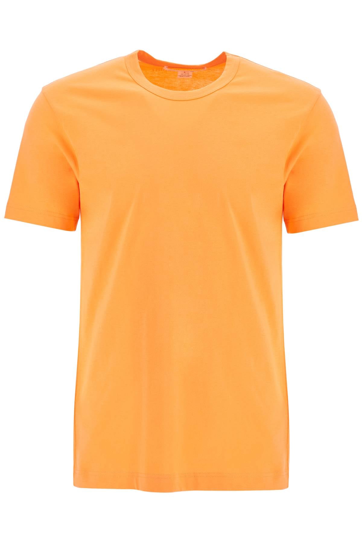 

Comme Des Garcons Shirt Мужская хлопковая футболка с круглым вырезом, оранжевый