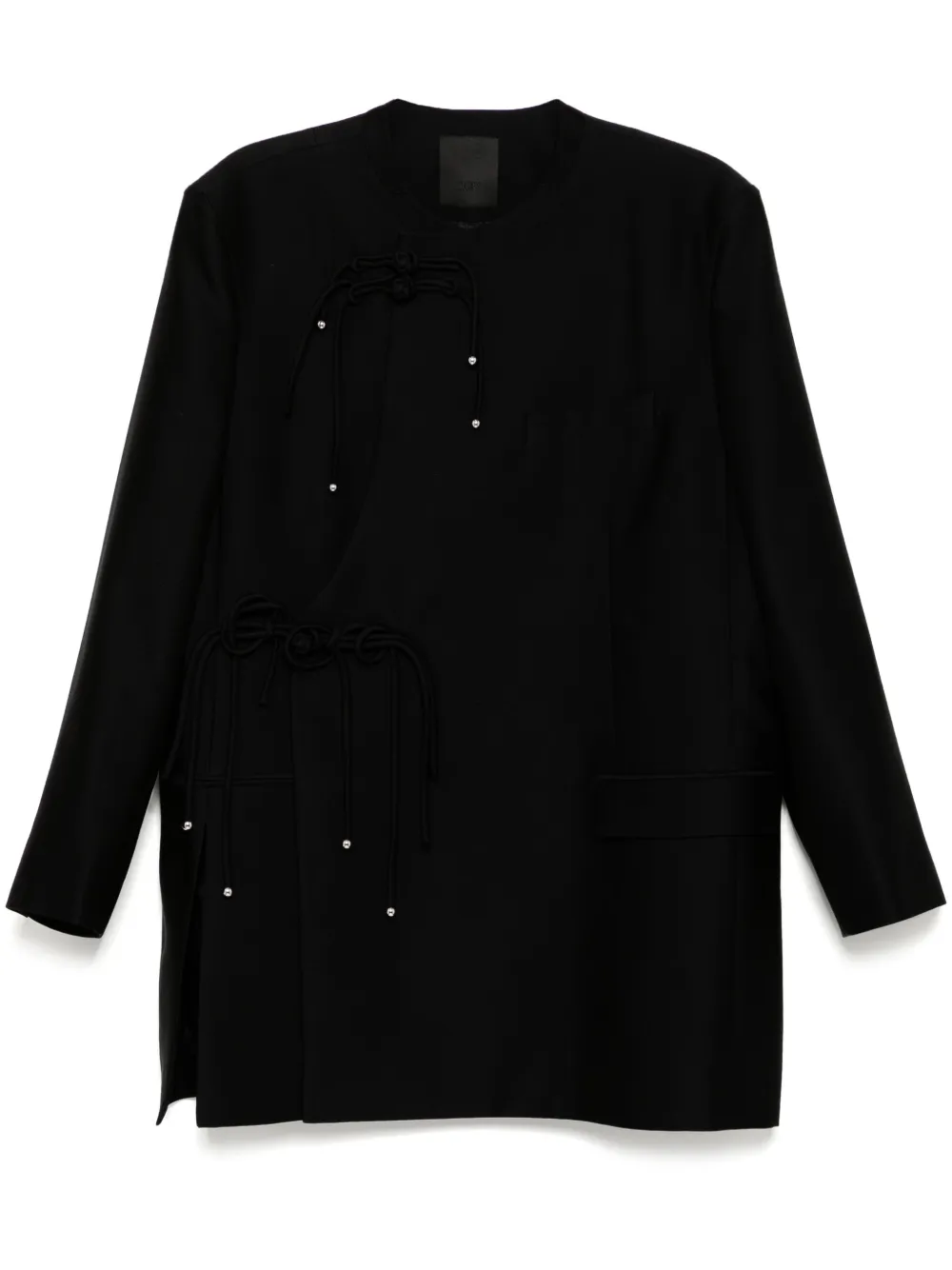 

Пальто с бантом JNBY, черный