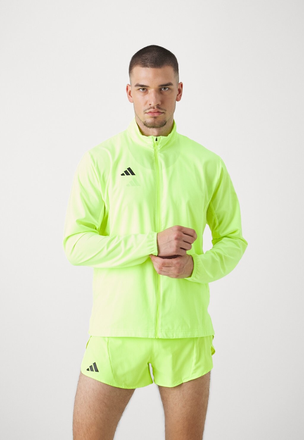 

Беговая куртка ADIZERO adidas, неоновый желтый