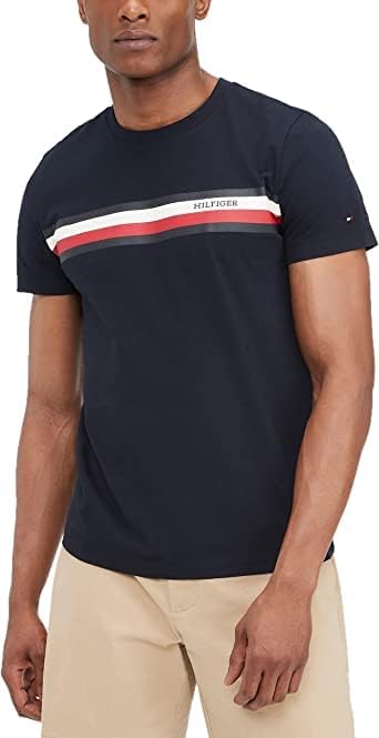 

Мужская футболка с коротким рукавом и принтом Tommy Hilfiger, Desert Sky Navy