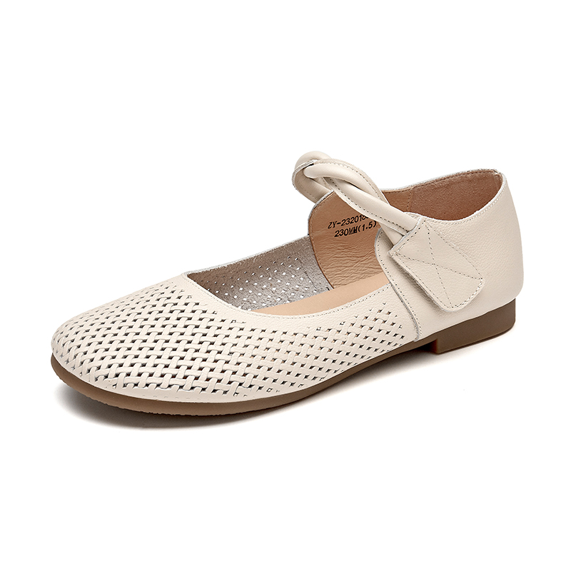 Женские туфли Flat Mary Jane DG, Абрикос