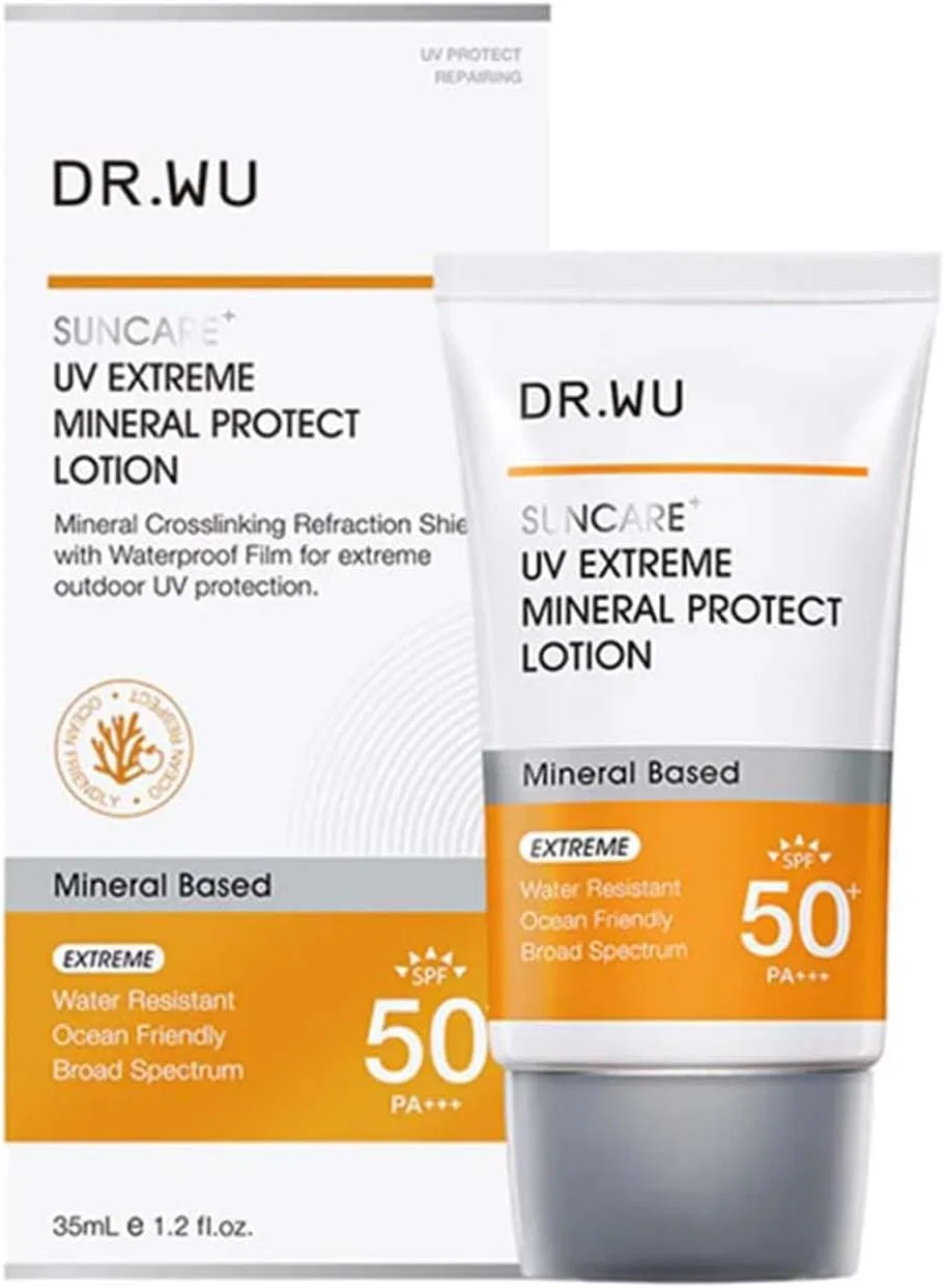 Солнцезащитный лосьон DR.WU UV Extreme Mineral Protect SPF50+ PA+++, 35 мл
