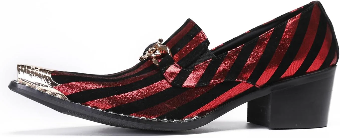 Туфли лоферы Santimon Mens Red — фото 2