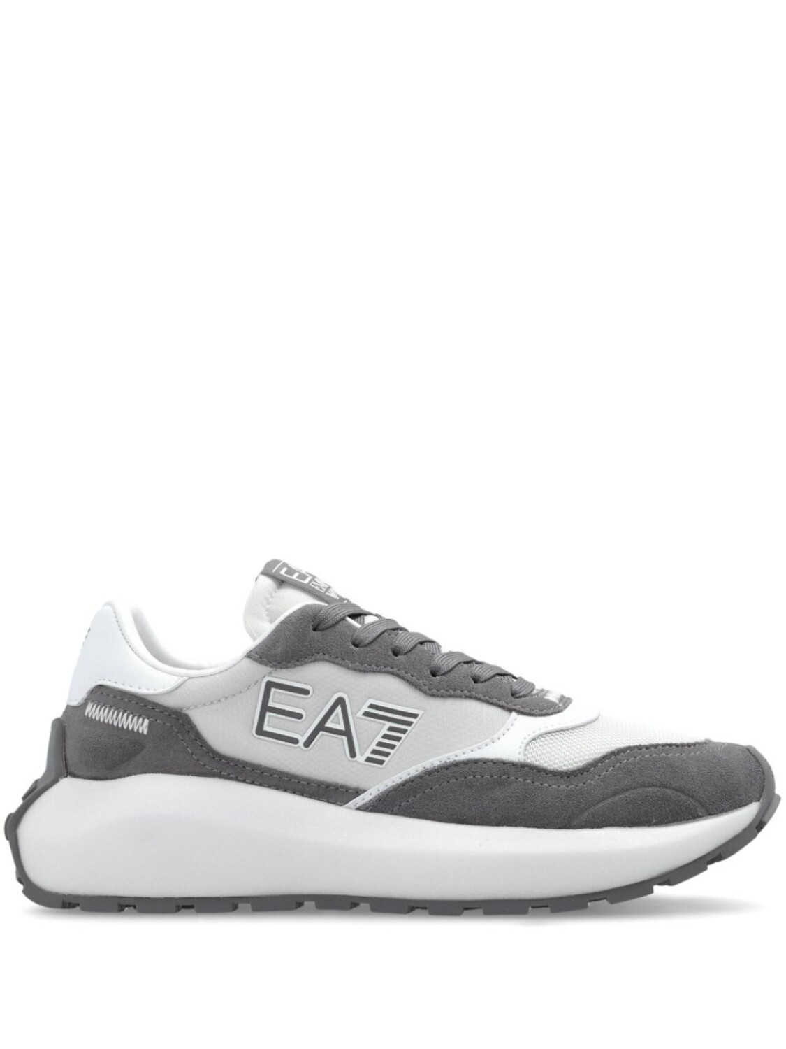 

Низкие кеды с логотипом Ea7 Emporio Armani, серый