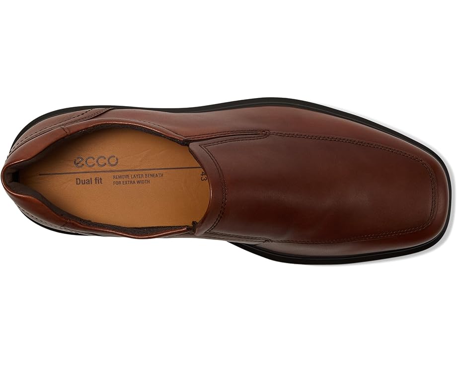 Мужские лоферы ECCO Helsinki 2.0 Apron Toe Slip-On, Cognac/Cognac — фото 2