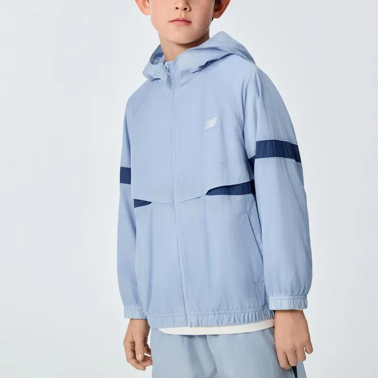 Детская куртка с капюшоном Moderate New Balance, Light Blue — фото 3