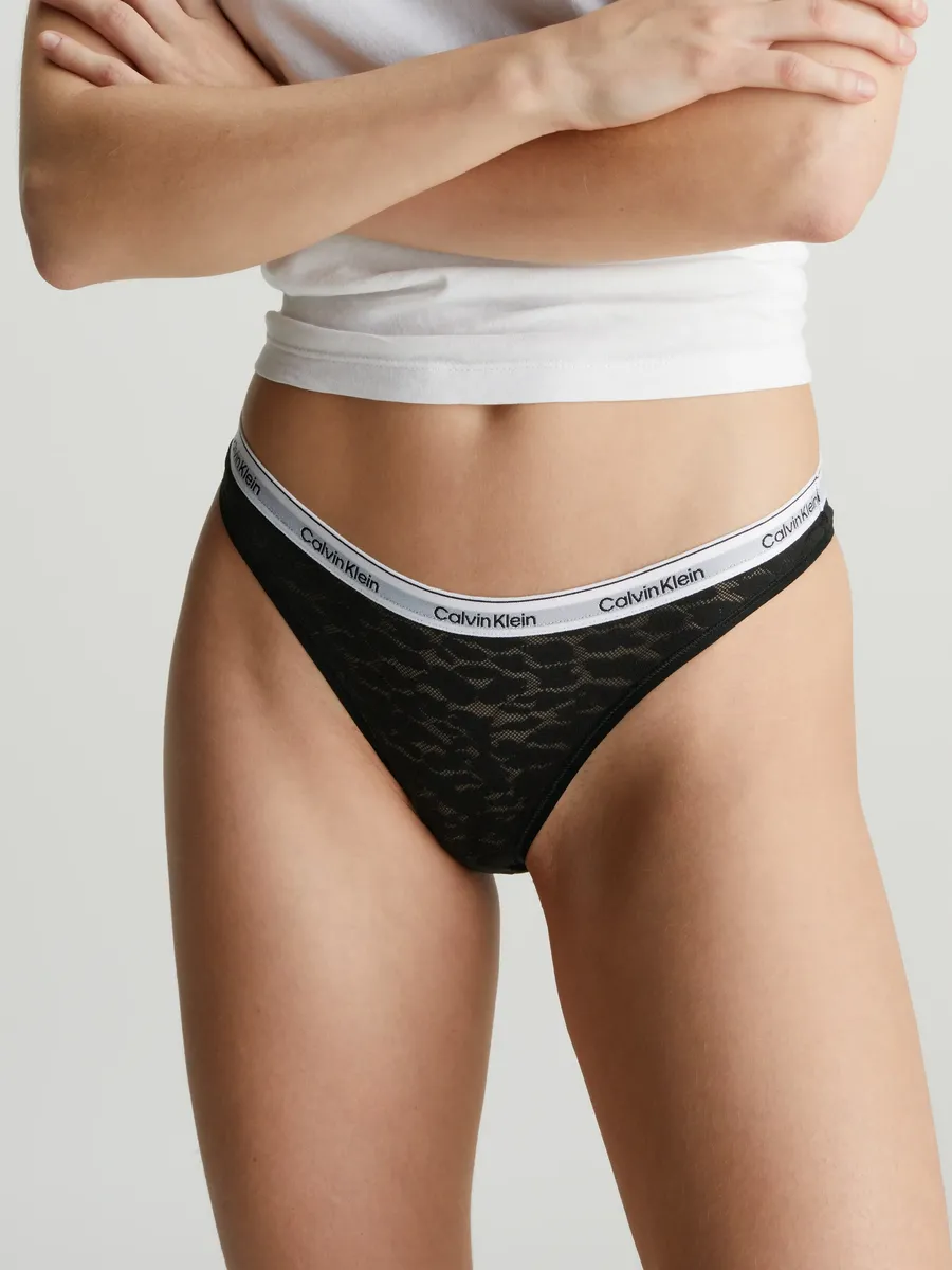 Комплект трусов Calvin Klein Underwear (3 шт.), черный — фото 2