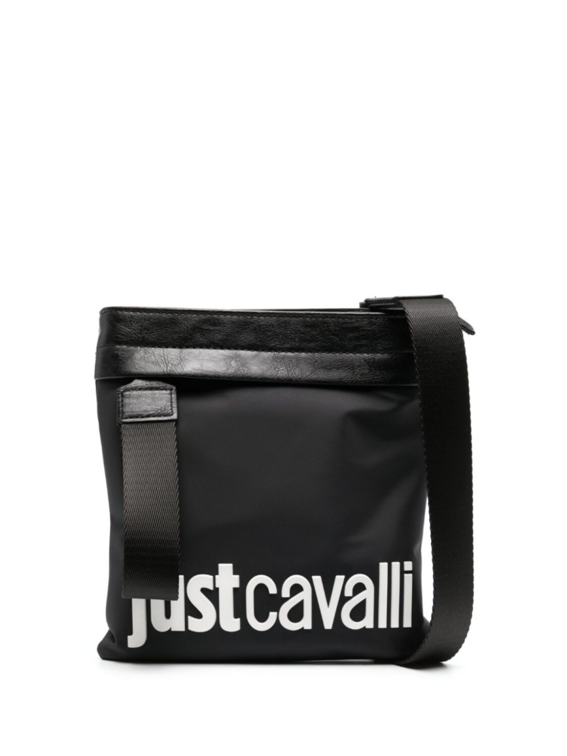 

Just Cavalli сумка-мессенджер с тисненым логотипом, черный