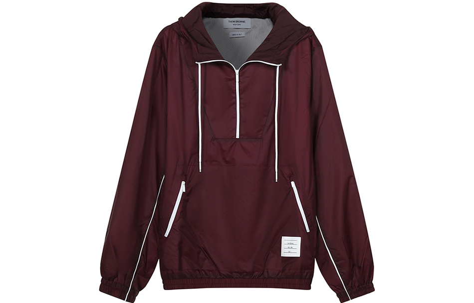 

Куртка мужская тёмно-красная THOM BROWNE, Красный, Куртка мужская тёмно-красная THOM BROWNE