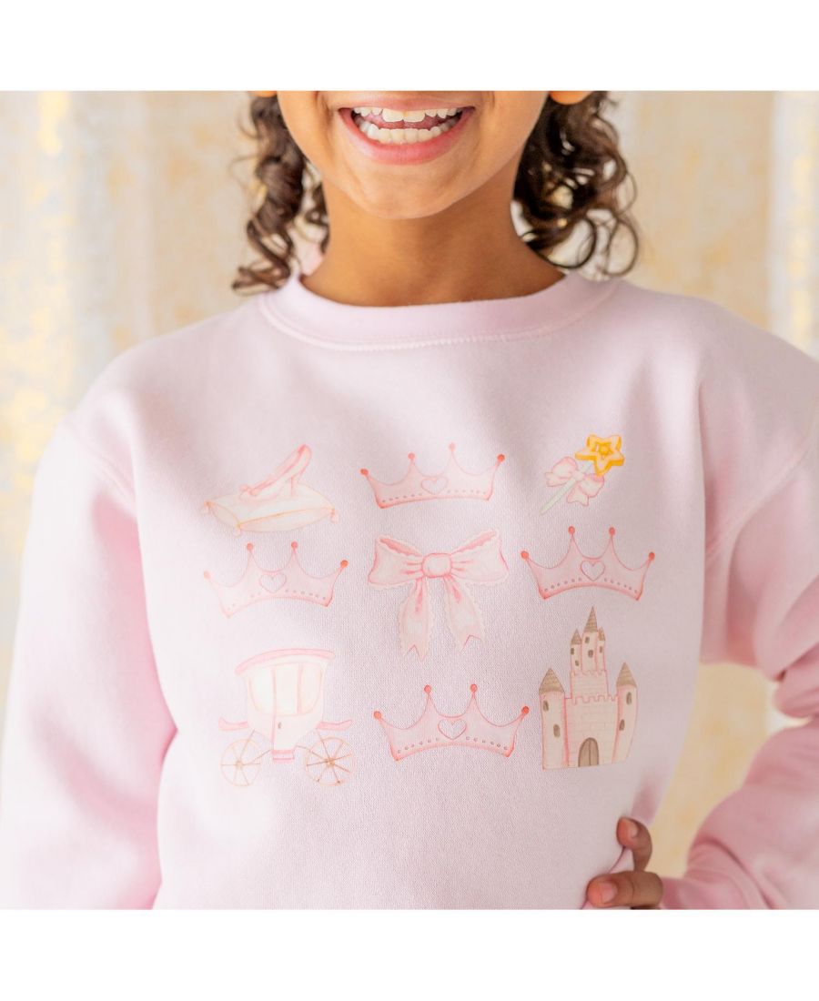 Милая толстовка принцессы для девочек Sweet Wink, Ballet pink — фото 3