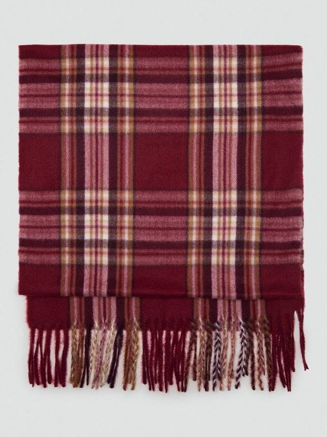 

Шарф в клетку Macabeo Mango, Dark Red